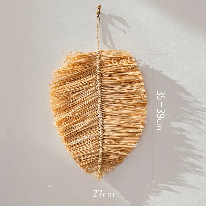 Rustic Style Handmade Straw Wall Décor