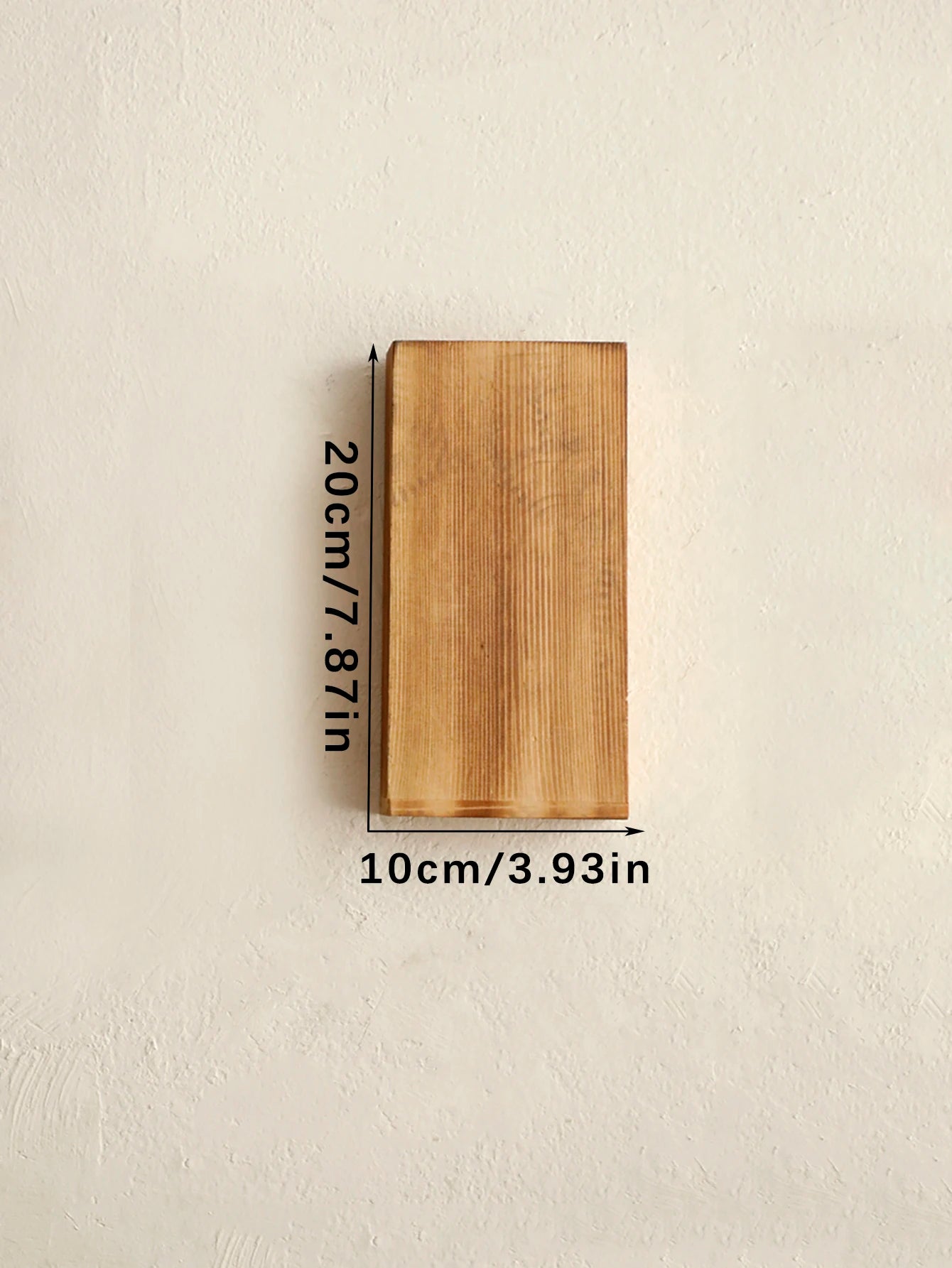 Rustic Wooden Mounted Wall Vases